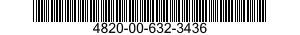 4820-00-632-3436  4820006323436 006323436