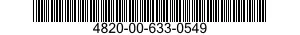 4820-00-633-0549  4820006330549 006330549