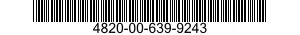 4820-00-639-9243  4820006399243 006399243
