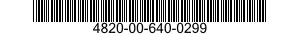 4820-00-640-0299  4820006400299 006400299