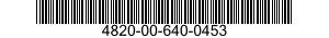 4820-00-640-0453  4820006400453 006400453