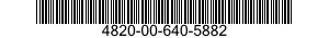 4820-00-640-5882  4820006405882 006405882