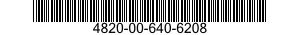 4820-00-640-6208  4820006406208 006406208