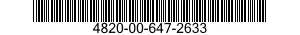 4820-00-647-2633  4820006472633 006472633