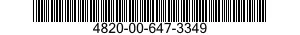 4820-00-647-3349  4820006473349 006473349