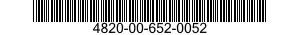 4820-00-652-0052  4820006520052 006520052