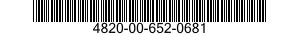 4820-00-652-0681 DISK,VALVE 4820006520681 006520681