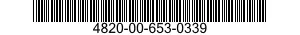 4820-00-653-0339  4820006530339 006530339