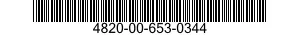 4820-00-653-0344  4820006530344 006530344