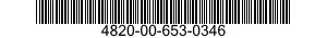 4820-00-653-0346  4820006530346 006530346