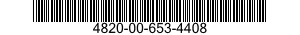 4820-00-653-4408  4820006534408 006534408