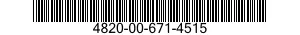 4820-00-671-4515 VALVE,PILOT 4820006714515 006714515