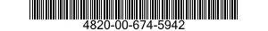 4820-00-674-5942  4820006745942 006745942