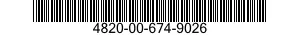 4820-00-674-9026  4820006749026 006749026