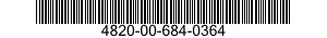 4820-00-684-0364  4820006840364 006840364