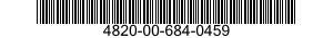4820-00-684-0459  4820006840459 006840459