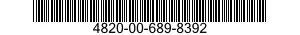 4820-00-689-8392  4820006898392 006898392