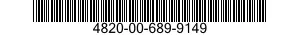 4820-00-689-9149  4820006899149 006899149