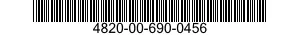 4820-00-690-0456 VALVE,RESTRICTOR CHECK 4820006900456 006900456