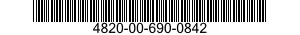 4820-00-690-0842 VALVE,RESTRICTOR CHECK 4820006900842 006900842