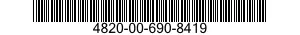 4820-00-690-8419  4820006908419 006908419