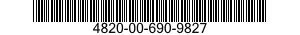 4820-00-690-9827  4820006909827 006909827