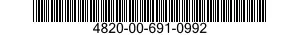 4820-00-691-0992  4820006910992 006910992