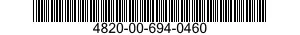 4820-00-694-0460  4820006940460 006940460