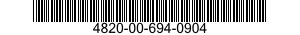 4820-00-694-0904  4820006940904 006940904
