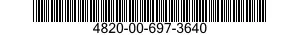 4820-00-697-3640  4820006973640 006973640