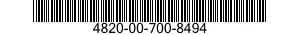 4820-00-700-8494  4820007008494 007008494