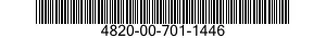 4820-00-701-1446  4820007011446 007011446