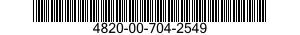 4820-00-704-2549  4820007042549 007042549