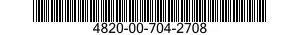4820-00-704-2708  4820007042708 007042708