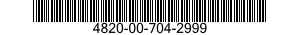 4820-00-704-2999  4820007042999 007042999