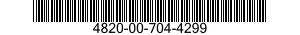 4820-00-704-4299  4820007044299 007044299