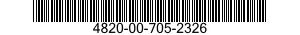 4820-00-705-2326  4820007052326 007052326