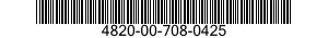 4820-00-708-0425  4820007080425 007080425