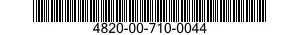 4820-00-710-0044  4820007100044 007100044