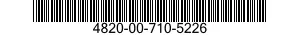 4820-00-710-5226  4820007105226 007105226