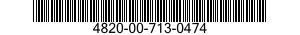 4820-00-713-0474  4820007130474 007130474