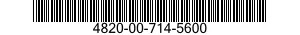 4820-00-714-5600  4820007145600 007145600