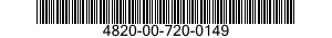 4820-00-720-0149 VALVE,GLOBE 4820007200149 007200149