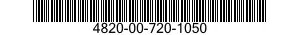 4820-00-720-1050  4820007201050 007201050