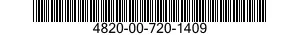 4820-00-720-1409  4820007201409 007201409