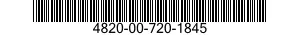 4820-00-720-1845  4820007201845 007201845