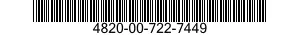 4820-00-722-7449  4820007227449 007227449