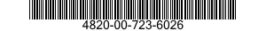 4820-00-723-6026  4820007236026 007236026