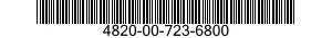 4820-00-723-6800  4820007236800 007236800