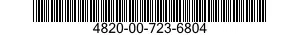 4820-00-723-6804  4820007236804 007236804
